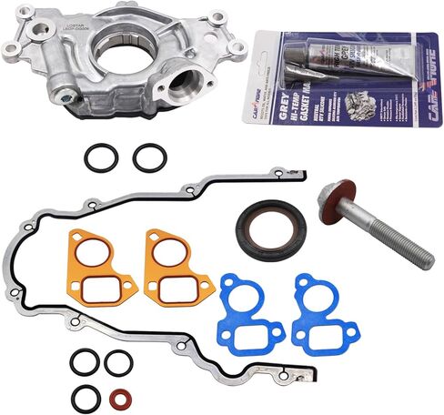 High Volume Oil Pump Change Kit + Gaskets Balancer Bolt RTV Compatible with GM LS 5.3L 6.0L TCS45993 in Saudi Arabia
