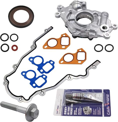 High Volume Oil Pump Change Kit + Gaskets Balancer Bolt RTV Compatible with GM LS 5.3L 6.0L TCS45993 in Saudi Arabia