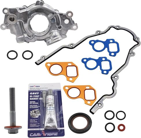 High Volume Oil Pump Change Kit + Gaskets Balancer Bolt RTV Compatible with GM LS 5.3L 6.0L TCS45993 in Saudi Arabia