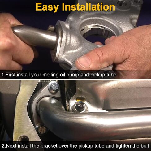 LS البليت مضخة زيت بيك اب أنبوب حزام هدفين الضغط لأسفل متوافق مع محركات GM Chevy LS 5.3L 6.0L 6.2L LS1 LS2 LS3 LS6 L33 L59 L76 L92 L98 L99 LY2 LY5 LY6 LM4 LM7 LR4 LQ4 LQ9 LH6 LC9 LSX in Kuwait