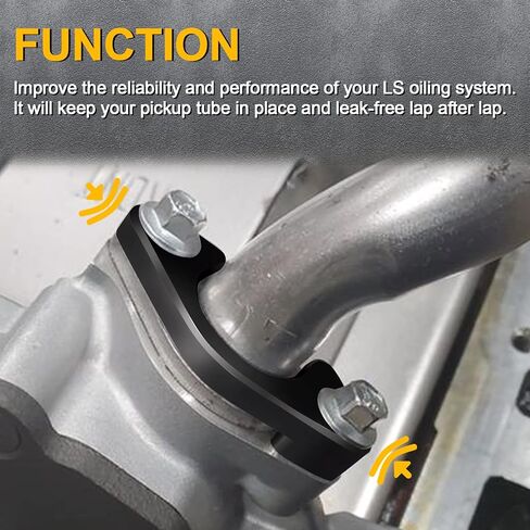 LS البليت مضخة زيت بيك اب أنبوب حزام هدفين الضغط لأسفل متوافق مع محركات GM Chevy LS 5.3L 6.0L 6.2L LS1 LS2 LS3 LS6 L33 L59 L76 L92 L98 L99 LY2 LY5 LY6 LM4 LM7 LR4 LQ4 LQ9 LH6 LC9 LSX in Kuwait