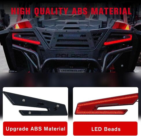 مصابيح خلفية LED RZR PRO XP، مصابيح خلفية لإيقاف الفرامل الخلفية لـ Polaris RZR PRO XP/XP4 2020 2021 2022 2023، RZR PRO R/RZR TURBO R 2022 2023، ملحقات مصابيح UTV، أسود دخاني، قطعتان in Kuwait