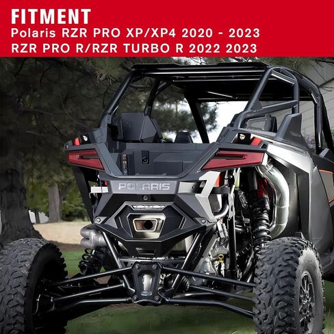 مصابيح خلفية LED RZR PRO XP، مصابيح خلفية لإيقاف الفرامل الخلفية لـ Polaris RZR PRO XP/XP4 2020 2021 2022 2023، RZR PRO R/RZR TURBO R 2022 2023، ملحقات مصابيح UTV، أسود دخاني، قطعتان in Kuwait
