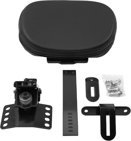 Adjustable Plug-in Driver Rider Backrest Custom Kit for Harley Electra Glides 1997-2021 Made Fit for Touring Models Road King Street Glide (Chrome Finished) in Saudi Arabia
