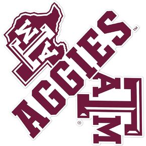Desert Cactus Texas A&M University Sticker Aggies TAMU Vinyl Decals Laptop Water Bottle Car Scrapbook T5 (Type 5-1)