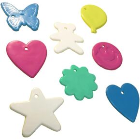 8 Gram Balloon Weights - 25 pieces - Primary Assorted Colors & Shapes - RoHS Compliant