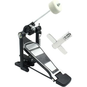 Single Bass Drum Pedal, Kick Drum Pedal for Drum Set Instrument, Single-Chain Drum Foot Pedal for Beginner & Pro Drummers