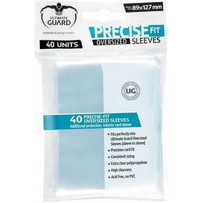 Ultimate Guard Precise Fit Oversized Card Sleeves (40 Piece),