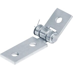 6 Pack 3 Hole Adjustable Hinges, 1-5/8" Strut Channel Fitting, 7/32" Thick