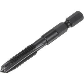 uxcell Metric Machine Tap M8 Thread 1.25 Pitch H2 3 Flutes Hex Shank High Speed Steel