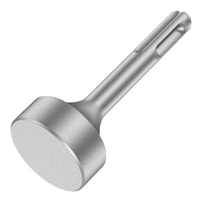 SDS Plus Ground Rod Driver, Heavy Duty Steel Drill Bit Driver Wear Resistant Rotary Hammer Flat Ground Rod Bits Socket for Rotary Hammer Drill Grounding Rods