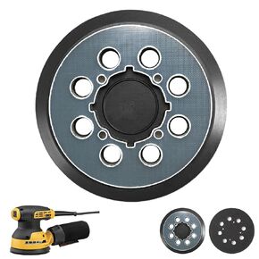 Sander Pads, 2 Pack 5" 8 Hole Hook and Loop Orbital Sander Pad Replacement for DWE6420,DWE6421 6421K DWE6423 6423K DCW210B (4 Screw Holes Sanding Part for DWE64233 & N329079)