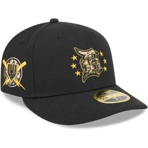 New Era Detroit Tigers 59FIFTY LP Low Profile 2024 Armed Forces Day Authentic Collection Fitted Cap, Hat