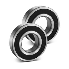 2 Pack 6205-2rs Bearing - Lubricated Chrome Steel Sealed Ball Bearing - 25x52x15mm Bearings with Rubber Seal & high RPM Support