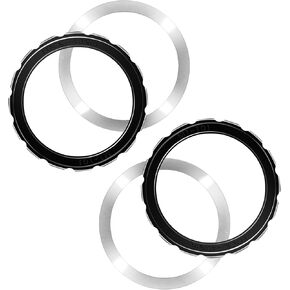 Central Lock disc Brake Rotor Lock Ring 2 PCS, Fit for All Campagnolo M1-101B and Fulcrum disc Brake Wheels, AFS disc Brake Wheel Set, Disc Lock Ring for Bicycle Accessories