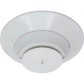 Fire-Lite H365 Intelligent Fixed Addressable Heat Detector, White, 2-Wire SLC Loop Connection, Built-in Tamper-Resistant Feature, Designed for Direct-Surface or & Junction Box Mounting