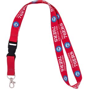 Desert Cactus Philadelphia 76ers Lanyard Keychain Detachable NBA Breakaway Snap Buckle National Basketball Association Car Keys ID Badge Holder (Lanyard 4)