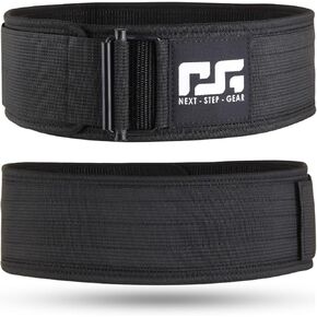 Next Step Gear Self-Locking Weightlifting Belt - Premium Nylon Gym Belt for Men and Women - Ideal for Functional Fitness, Deadlifts, Squats, and Olympic Lifting