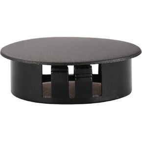 Baomain Plastic Locking Hole Plugs Panel Hole Diameter 1-3/16" (30mm) HP-30 Black (25PCS)