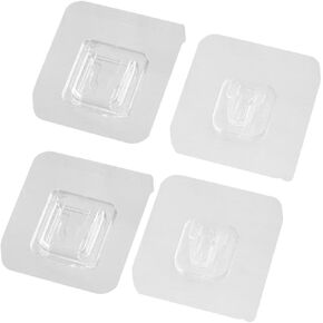 20 Sets Double Sided Self Adhesive Wall Hooks for Easy Storage and Organization Ideal for Pictures Kitchen Utensils and More and Non Marking Design