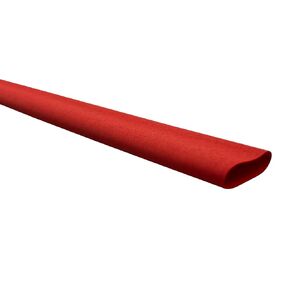 Accering Frosted Pattern Heat Shrink Tubing Fishing Rod Grip Wrap Waterproof for Old Worn Cork Handles (φ20mm, L3.28 ft, Red)