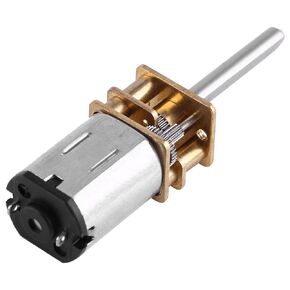DC 12V Geared Motor Micro Speed Reduction with Long Output Shaft for Robot DIY 100/200/2000RPM(12V 200RPM)
