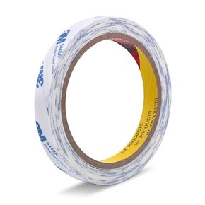 Double Sided Tape 9448A 3/4" x 33Ft Pack of 2 Made of 3M Super Sticky Adhesive Tape Ultra Thin Translucent Tissue Tape for Laptop Cell Phone Repairs Arts Crafts