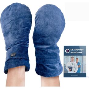 Dr. Arthritis Doctor Developed Hand Warmer Gloves - Microwavable Therapy Mittens