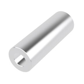 Aluminum Spacer 1/2" OD x 1/4" ID x Choose Your Length, Round Spacer Unthreaded Standoff Bushing Plain Finish, Fits Screws Bolts 1/4" or M6 by Metal Spacers Online (1" Length, 25 Pack)