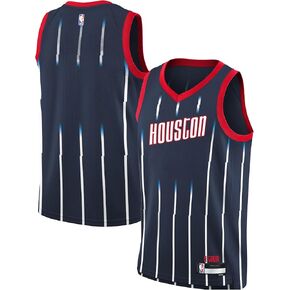 Outerstuff Houston Rockets Navy Kids Youth 8-20 City Edition 2022/23 Swingman Team Jersey