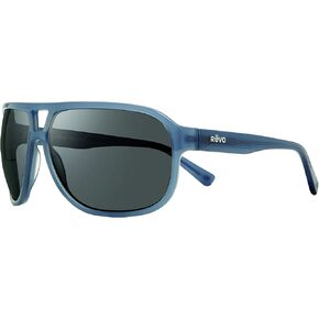 Revo Sunglasses Hank: Polarized Lens with Eco-Friendly Aviator Frame, Slate Grey Frame with Graphite Lens
