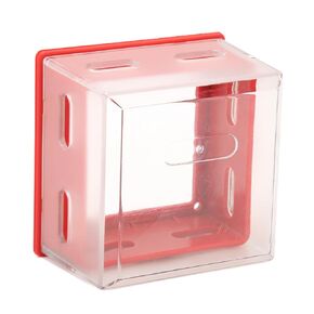 Emergency Stop Button Cover Push Button Switch Protector, Transparent Emergency Stop Button Switch Case Waterproof Wear Resistance, Box Type Push Button Cover Impact Resistant