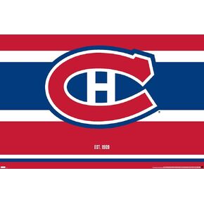 Trends International NHL Montreal Canadiens - Logo 21 Wall Poster, 22.375" x 34", Unframed Version