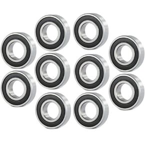10 Pcs Premium 6004 2RS ABEC3 Rubber Sealed Deep Groove Ball Bearing 20x42x12mm