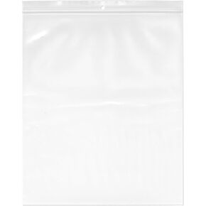 Plymor 10" x 12" (Pack of 50), 4 Mil with Hang-Hole Heavy Duty Zipper Reclosable Plastic Bags