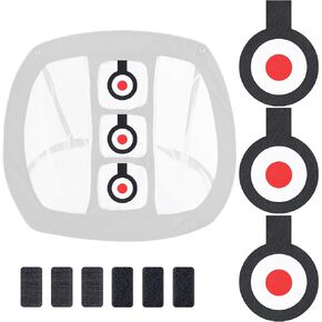3pcs Golf Hitting Net Golf Practice Net Golf Target Cloth 5" x 5" Golf Hitting Cloth Golf Targets for Backyard Golf Training Aids Indoor Outdoor