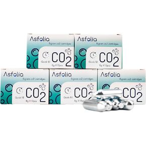 CO2 Cartridges,8g CO2 Cylinders Soda Chargers for Sparkling Water Maker, Seltzer Water Chargers, Seltzer Soda Chargers, 50pcs 8g CO2 Cylinders for Portable Carbonated Water Maker