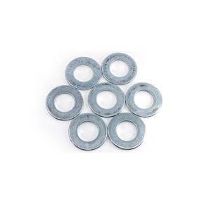 STURDFIX USS Flat Washers, Zinc Plated 3/4" (ID: 0.82", OD: 2.00", Thickness: 0.128"), 10 pcs, Suitable for use in Industrial, Home, Repair, Maintenance, Decks and Fence Buildings