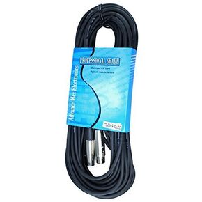 50 Foot Male to Female XLR Microphone Cable (Black)