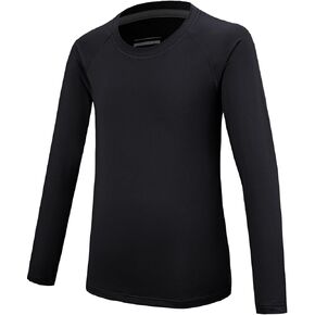 Youth Boys Compression Football Shirt Long Sleeve Kids Baseball Undershirt Quick Dry Athletic Baselayer