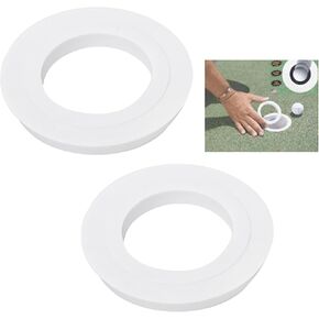 Plastic Diameter Putting Green Hole Cup Ring Training Aid Tool, 10.8cm 4.3in Putting Cup Ring Accessories for Kids Adults Indoor Outdoor Home Office Yard Lawn