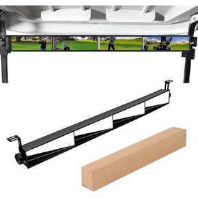 RIZINKART，Universal Golf Cart 4 Panel Mirror for Yamaha EZGO Club Car, Easy to Install,35.8" Length Wide Angle Eliminate Blind Spots Rear View Mirror Vans and Trucks