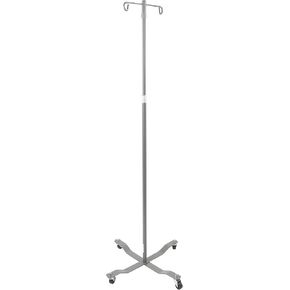 Drive Medical Economy Removable Top I. V. Pole, Silver Vein