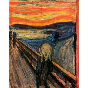 Munch The Scream Sticker (fine Art Painting Decal)