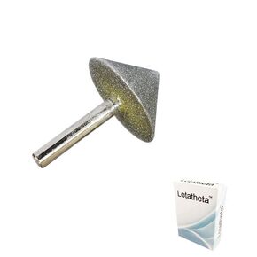 Tapered Drill Bit Chamfer Cutter Countersink Diamond Grinding Hole Tool 35 mm Dia 90 Degree 8mm Shank for Ceramic Glass Marble Wood
