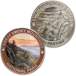 Armed Forces Depot Great Smoky Mountain National Park Hiking Stick Medallion