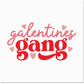 100Pcs Galentines Day Paper Napkins Valentines Day Party Napkins Red Pink Heart Galentine's Gang Decorations Luncheon Cocktail Napkins for Girls Ladies Valentines Party Supplies