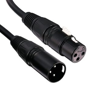 XLR Audio Cable Microphone Cable 3 Pin Male to Female Balance Audio XLR Microphone Extension Cable 1M 3FT for Microphone, Studio Recorder, Amplifier, Audio Mixer, Recording