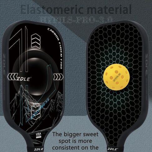 Pickleball Paddlles ، مجاذيف ألياف الكربون BACLEBALL T700SC ، مجداف Pickleball المعتمدة in Kuwait