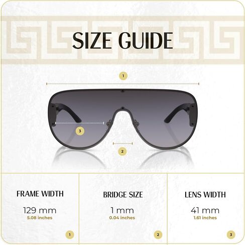 Versace VE2166 Aviator Sunglasses For Men For Women + BUNDLE with Designer iWear Complimentary Eyewear Care Kit in Saudi Arabia